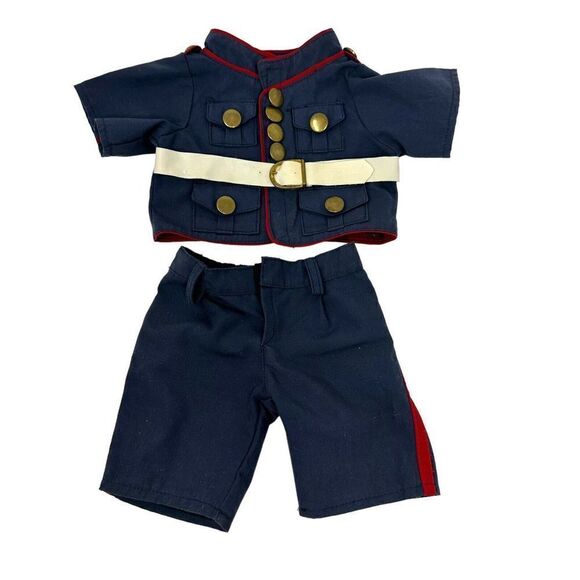 Wacky Bear Factory Military Blue Red Fits BABW Build A Bear Workshop Plush - Picture 1 of 10